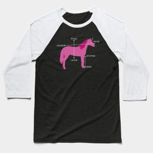 Medical Dimensions Explained On A Unicorn Baseball T-Shirt